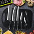 Messer Set 7-teilig | 420er Edelstahl, Heavy-Duty mit Block & Zubehör